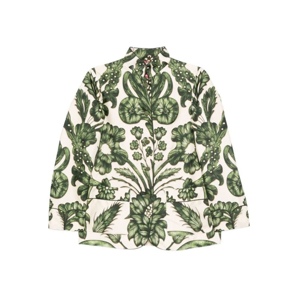 For Restless Sleepers Women Printed Silk Shirt
